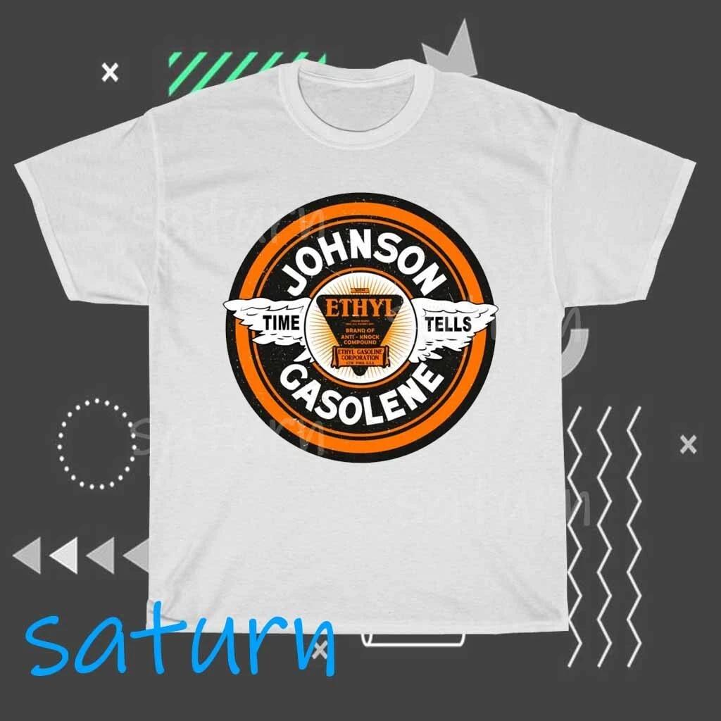 Johnson Motor Oil Retro Sign Logo T-Shirt Funny Size S to 5XL XS