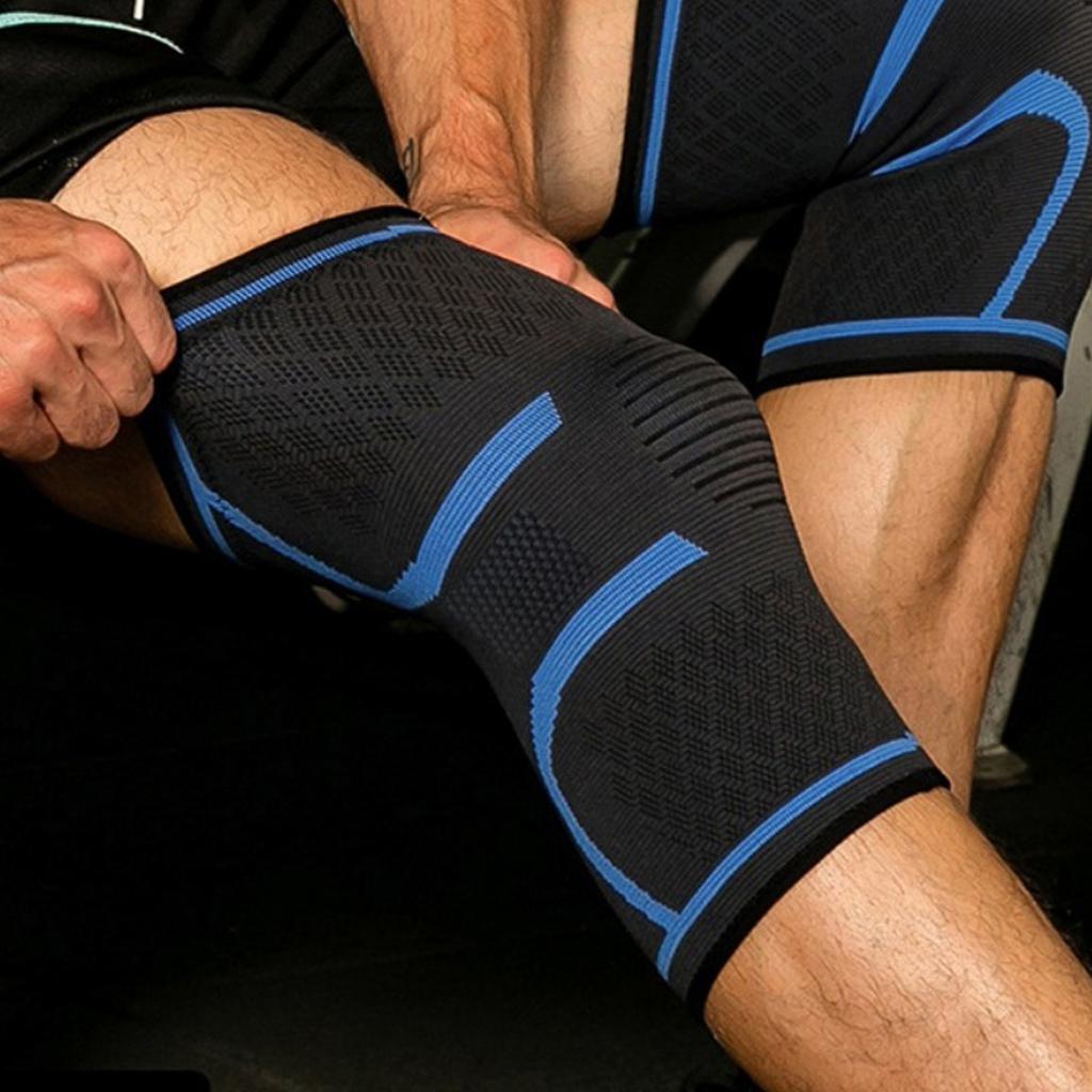 Sports Knee Pads, Compression Knee Pads, Compression Breathable Basketball Running Fitness Cycling Knitted Sports Knee Pads