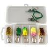 Topwater Frog Lures Set Realistic Appearance Sharp Hook Design Frog Artificial Soft Baits Freshwater Simulated Frog Lures