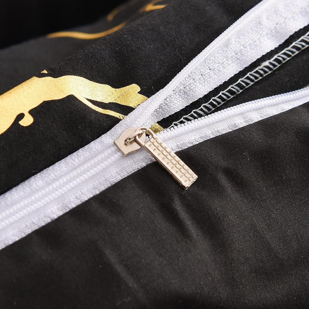 Gyönyörű 3D nyomtatott arany márvány ágynemű szett, teljes méretű ultravékony szál luxus modern pehely paplanhuzat, ifjúsági párnahuzat