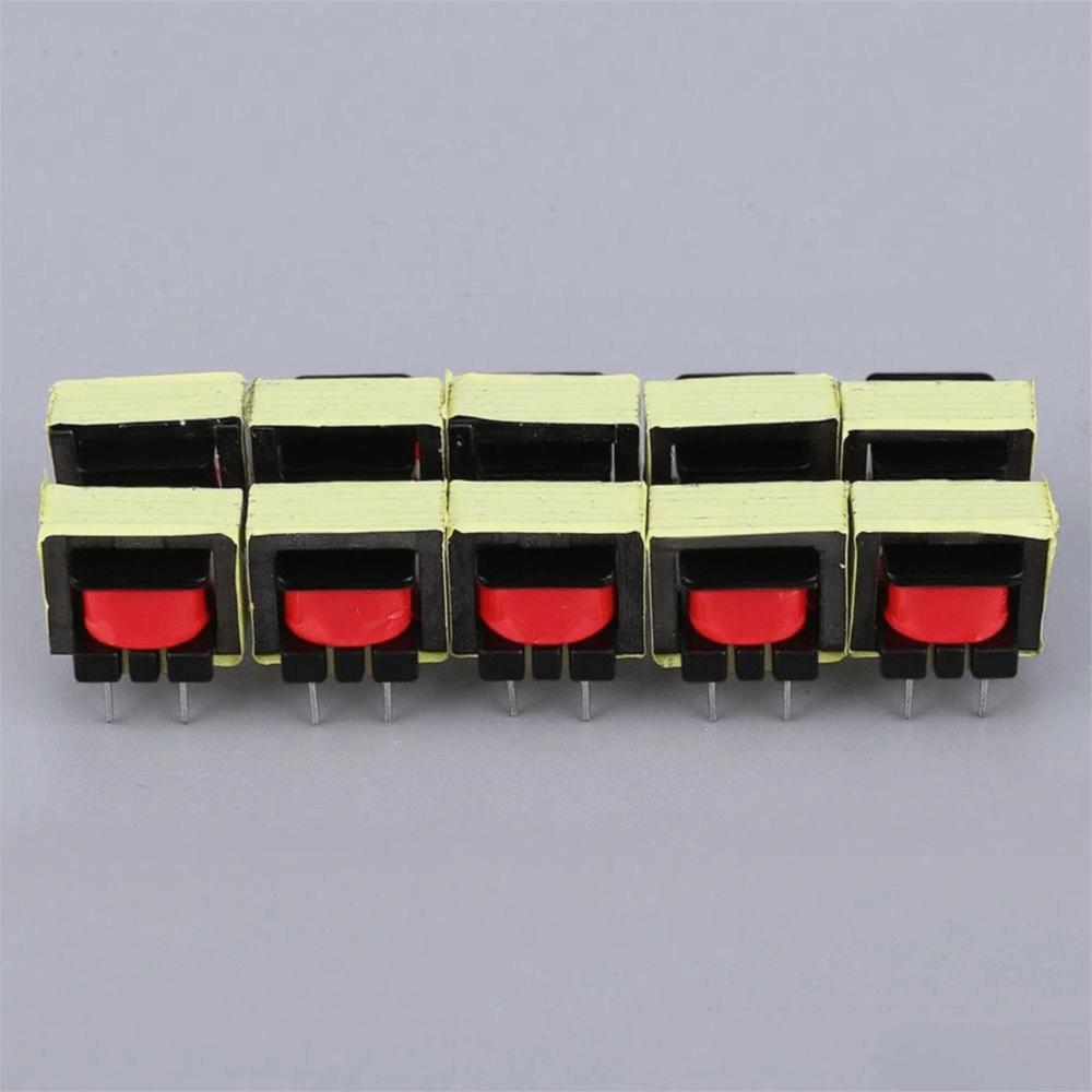 10PCS Low Noise 1300 : 8 Ohm Audio Transformer Audio Isolation Portable EE14 Transformer Power Output Transformer Power Output