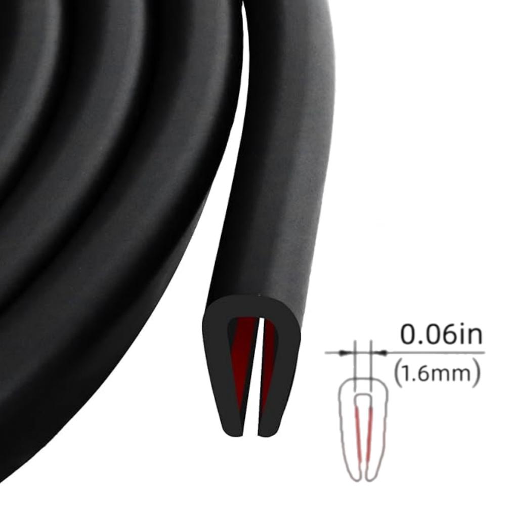 1 Roll 3meter/5-meter U-shaped Edge Protection Strip,door Edge Protection Strip (16mm/24mm/32mm),glass Scratch Resistant Hand