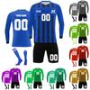 Personalised Shirts Kit Mens Girls With Name Number Custom Football Jerseys For Boys Training Suit