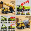 Alloy Construction Vehicle Model With Inertia Drive For Kids Play And Handeye Coordination