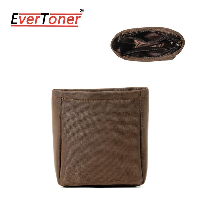 

EverToner Nylon Insert For G Retro mini Tote Bag Music Sheet Bag Organizer Storage Makeup Purse Insert Organizer коричневый