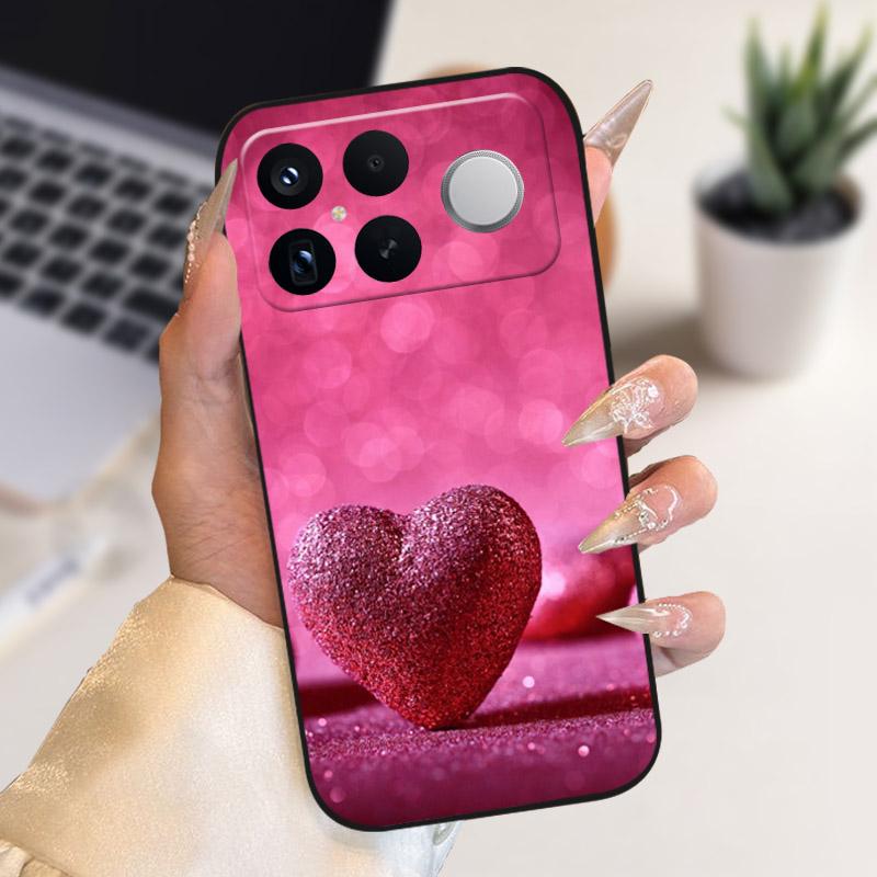 Etui do POCO F8 Ultra Modne Odporne na Wstrząsy Pokrowiec na Telefon Silikonowe Miękkie Zderzak TPU Dla Xiaomi POCO F8Ultra Powłoka Fundas Kreskówka Capa