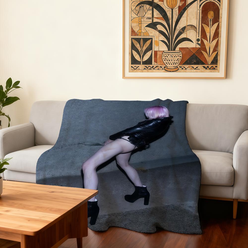 Singer A-Adela Jergova Blanket Super Warm Comfortable Plush Throw Blanket Child Home Sofa Bedroom Gift