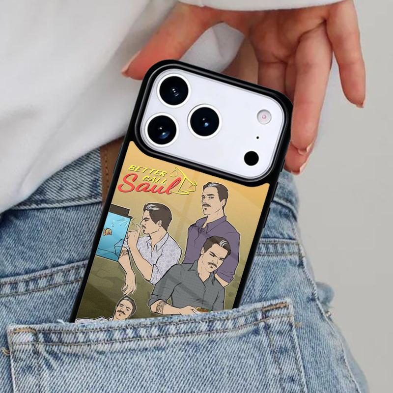 Better Call Saul Phone Case for iPhone 16e 15 14 13 12 17 Pro Max Plus Air 17pro Cover Coque