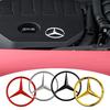 Für Mercedes Benz 1 Stück 70mm Auto Motor Emblem Motorhauben Aufkleber 3D Metall Emblem Dekoration Aufkleber für Mercedes Benz AMG A B C S Klasse