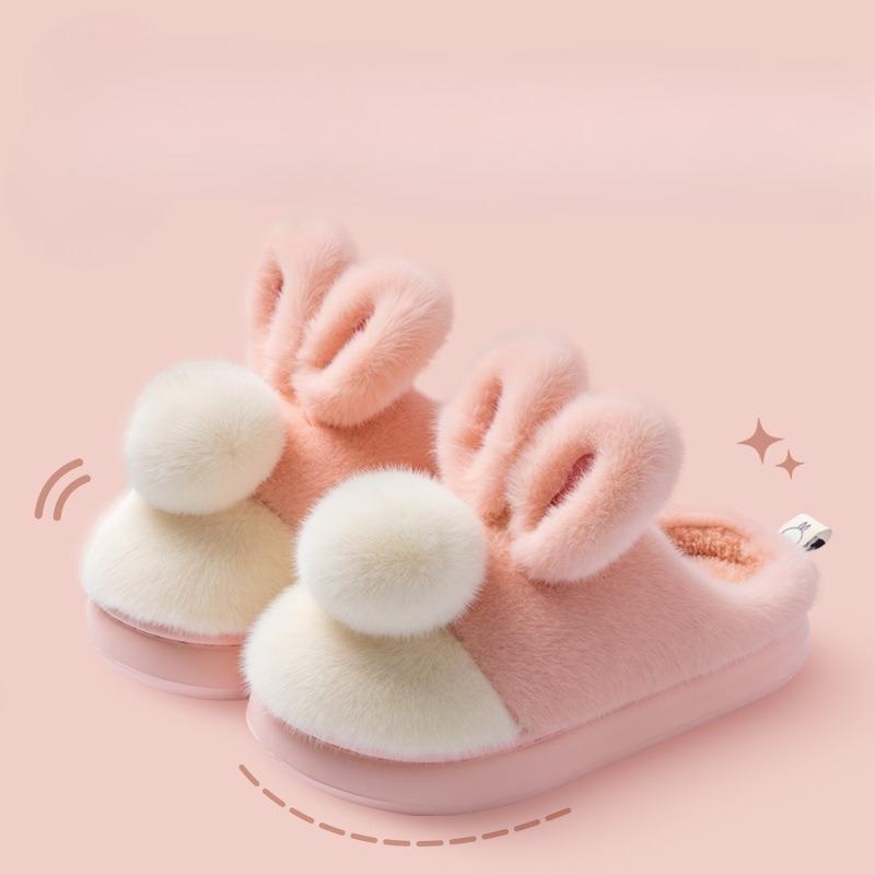 Neue, Niedliche, Warme und Fleece-Baumwollschuhe und Hausschuhe für Damen