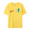 Ice Fishing Evolution Ice Fishing Evolution Joke Tops T Shirt Round Collar Male T Shirt Simple Style TeeShirt Fashionable