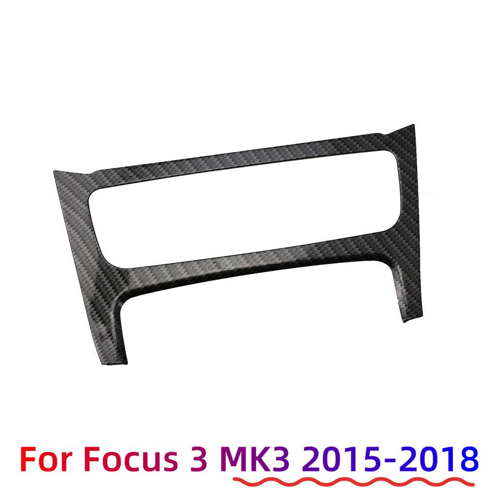 Autocollant de Panneau de Climatisation de Console Centrale de Voiture pour Ford Focus 3 MK3 2015 - 2018 Cache de Décoration Garniture Accessoires Interrupteur AC