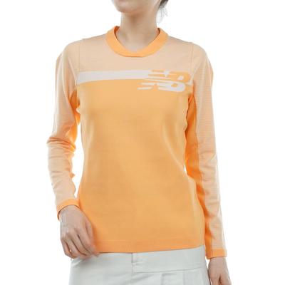 Tricou de golf cu guler rotund Knit 0 pentru femei (Model/Întindere de bordură) / 012-3270501 151_Portocaliu [S]