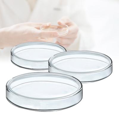 60-100ml Culture Dish Transparent Heat-resistant Eco-friendly Professional Glass Culture Dish for Laboratory