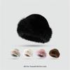 Spot autumn and winter thick plush hat with large brim imitation mink fox fur warm fashion hat for women