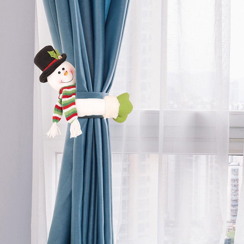 Cute Curtain Decorative Accessories Cartoon Curtain Tieback Christmas Curtain Buckle  Bedroom
