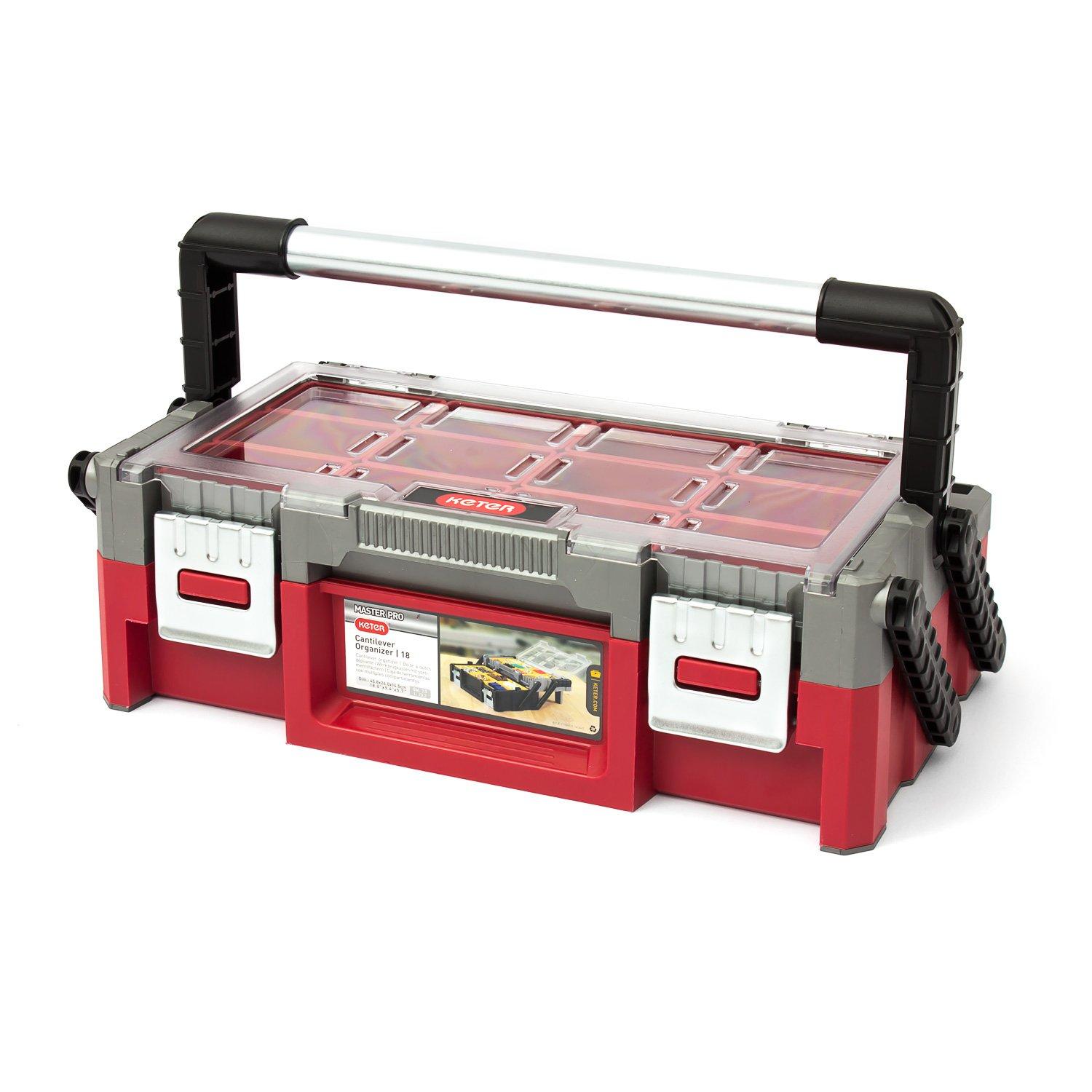 

Keter Tool Box Cantilever Professional Organizer with two organizers 17186819