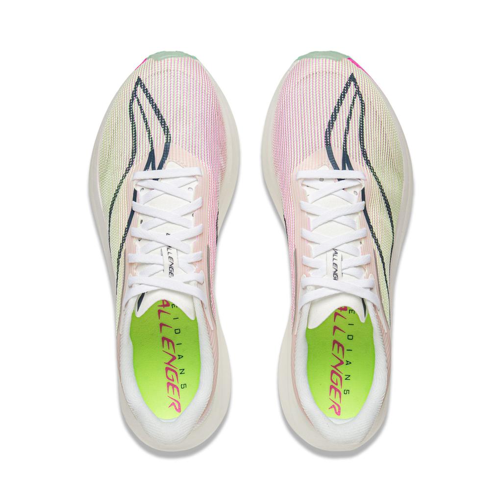 New LiNing Flyer 5 Challenger Low-Top Carbon Plate Running Shoes Women's Pink ARMV002-2