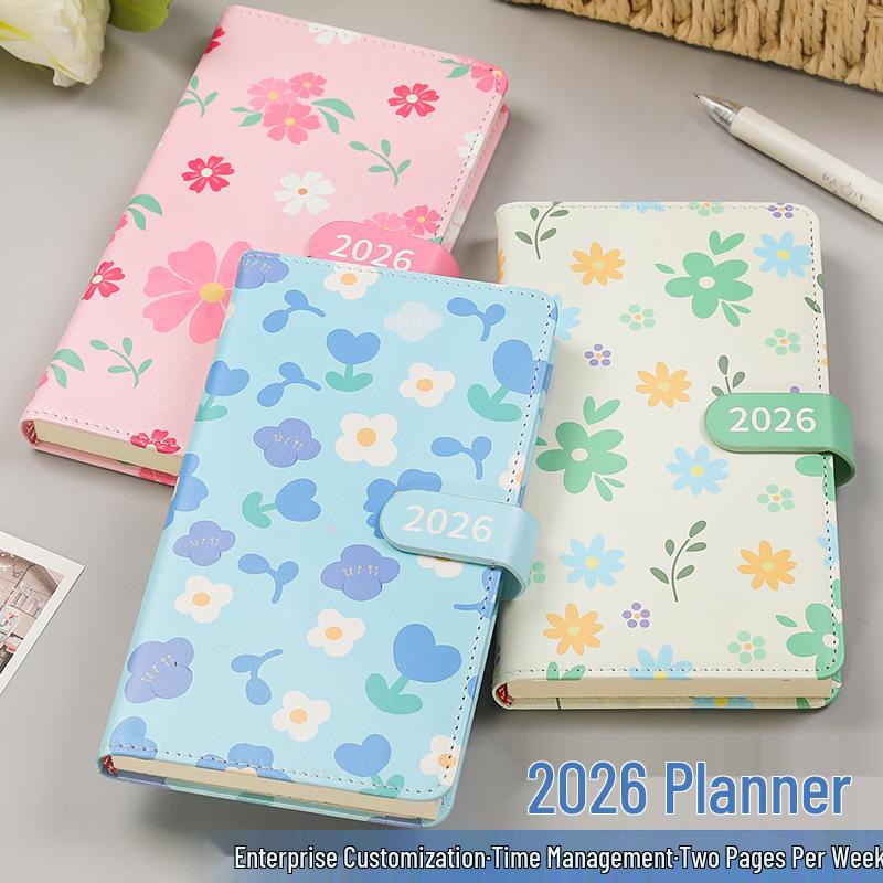 A6 Portable Planner: Daily, Weekly & Monthly To-Do List Notebook