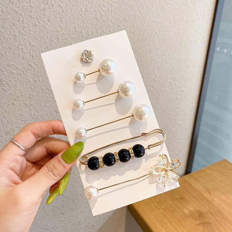 

Брошка для регулювання талії з перлами - Шпилька для зменшення талії джинсів для жінок