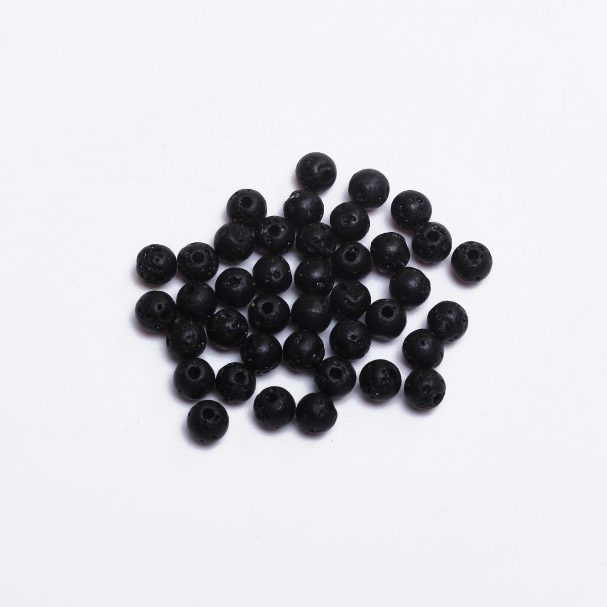 

Бусины россыпью натуральные круглые аксессуары для браслета ожерелья 4 6 8 10 12 мм DIY изготовление ювелирных изделий аксессуары из вулканического камня 4mm 40Pcs