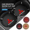 2 Stuks Auto Waterbeker Onderzetter Antislip Sleufmat Interieur Decoratie voor Outlander Lancer Pajero