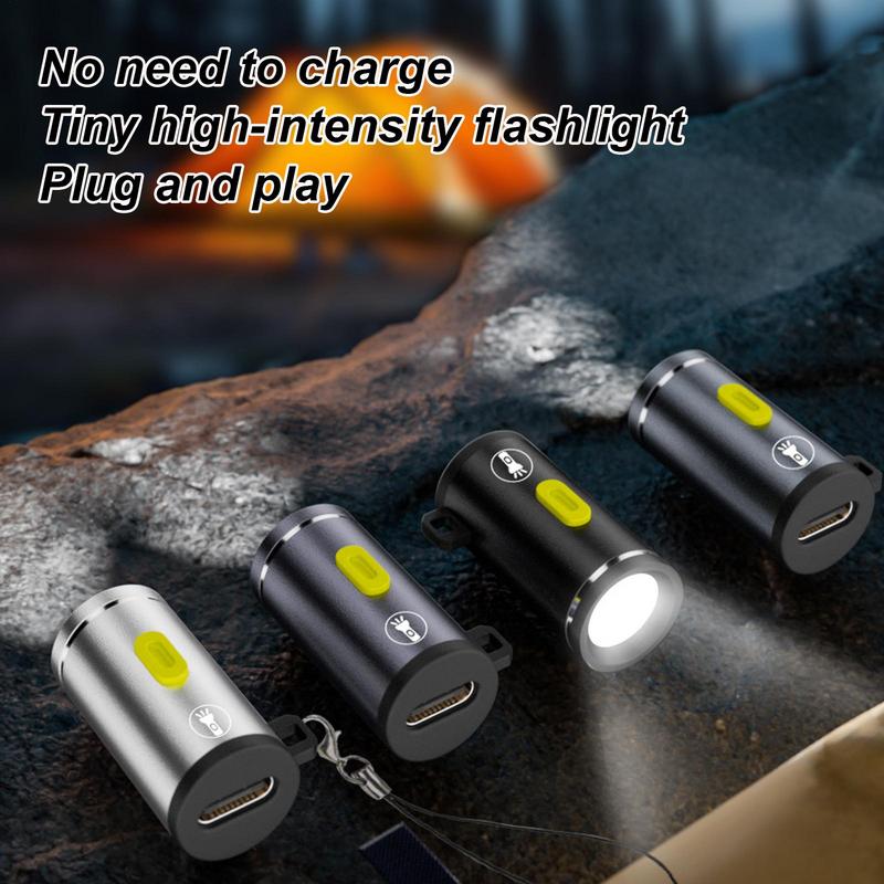 Flashlights High Lumens Small Super Bright Torch Light Waterproof Small Handheld Torch Light With Lanyard For Hiking Biking Home