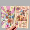 1Pc Capybara Coil Book Laser A5 High-value Horizontal Line Notebook Student Portable Stationery Holiday Gift Novelty Stationery Teacher Party Favors