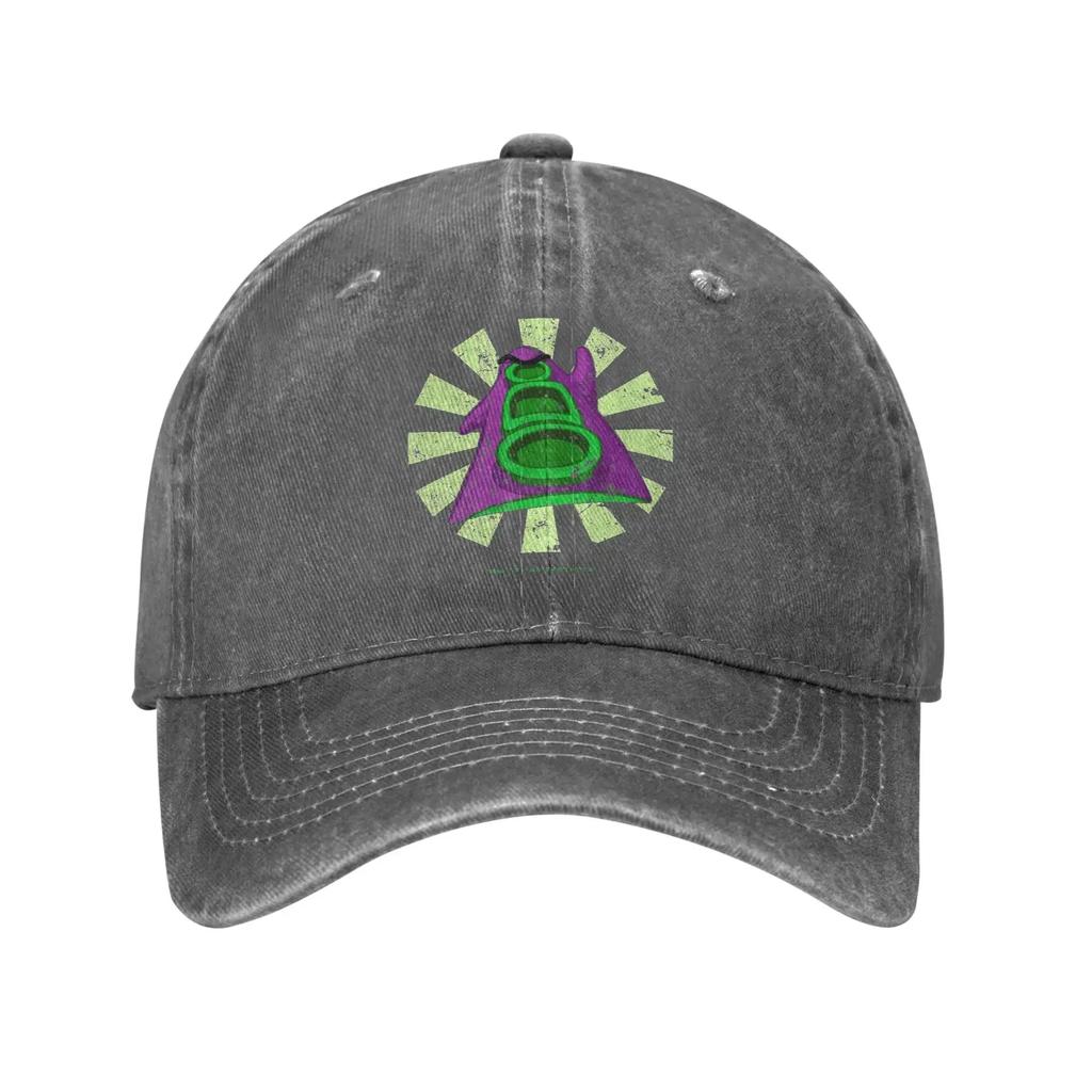 Summer Maniac Mansion Day of the Tentacle Japanese Baseball Cap Sun Breathable Washed Hats Women Men Tennis Skate Snapback Cap