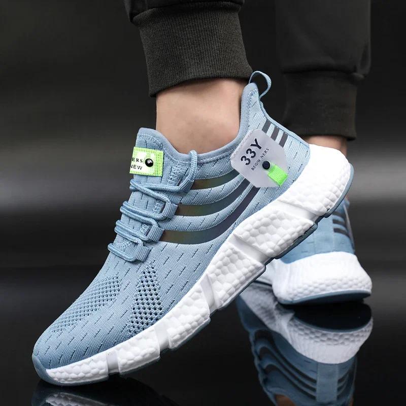 Sneakers for Men Breathable Running Sport Shoes Summer Athletic Sneakers Shoes Casual Brand Women Shoes Tenis Masculino