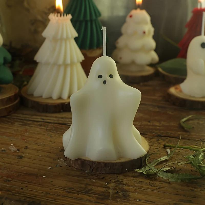 Halloween Aromatherapy Halloween Props Smokeless Candles Party Decoration Room Fragrance Gift 1PC