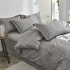 Fresh Orange 100% Cotton Four-Piece Bedding Set - Duvet Cover & Bed Sheet for Student Dorms and Homes