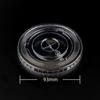 PET Disposable Clear Plastic Cold Drink Cup with Lid, 98 Caliber for Coffee, Milk Tea, Lemon Tea, Ice.