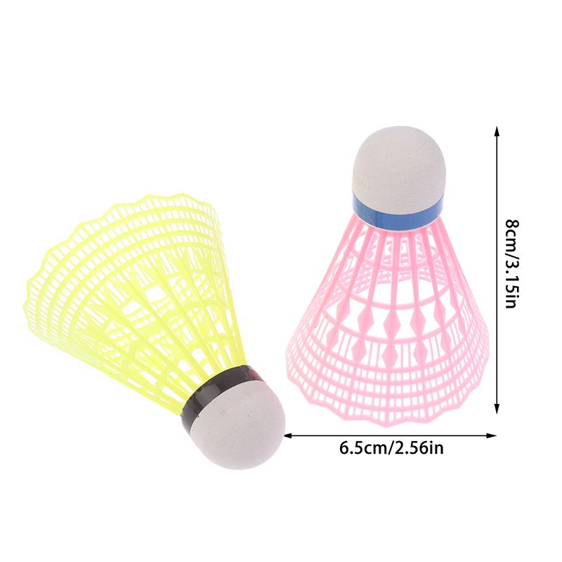 3Pcs Nylon Badminton Practice Ball Training Shuttlecocks With Great Stability Durability Indoor Outdoor Sports Training Balls