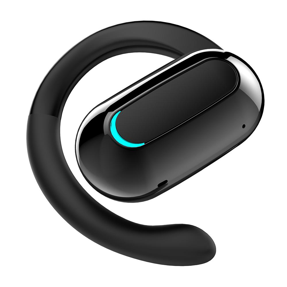 

M-F9 Single Ear Wireless Bluetooth-compatible 5.3 Earhook Headset Sports Running Music Earphone Black