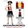 Halloween costume pirate costume queen costume caribbean cosplay costume couple male captain jack