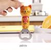 Japanese Creative Balinese Cat Wooden Multifunctional Cartoon Cat Beer Bottle Opener Magnetic Refrigerator Stickers Ornaments