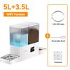 ROJECO Automatic Pet Feeder Water Fountain 8.5L Button Version Dog Food Dispenser Water Refill 2 in 1 Drinking Feeding Supplies 5