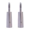 1/2pcs Stereo Microphone Adapter Connector Metal Casing 6.35mm Male To XLR Male Adapter Converter Nickel-Plated Connector