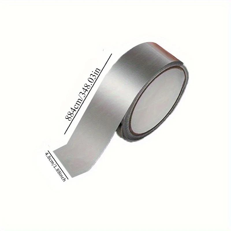 Nastro di Alluminio Resistente alle Alte Temperature Nastro per Riparazione Tubi da Cucina Adesivo Sigillante Foglio Isolante Termico Nastro Antigoccia