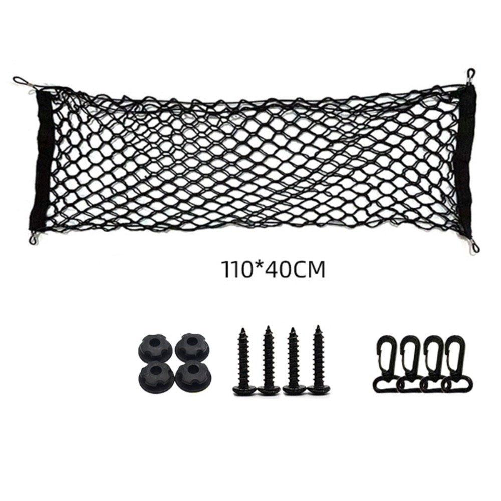 Double Layer Cargo Net Adjustable Car Mesh Storage Bag Luggage Mesh Net  Back Rear Seat