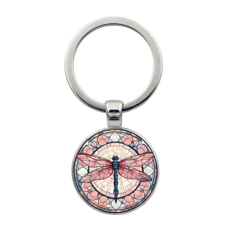 

Pattern Dragonfly Stylish Keyring Creative Accessory For Men Available In Silver And Bronze Finishes серебряный