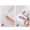 Double Layer Nail Glitter Powder Recycling Box Dust Collector Sequin Rhinestone Container Holder Manicure Storage CaseNail Tool