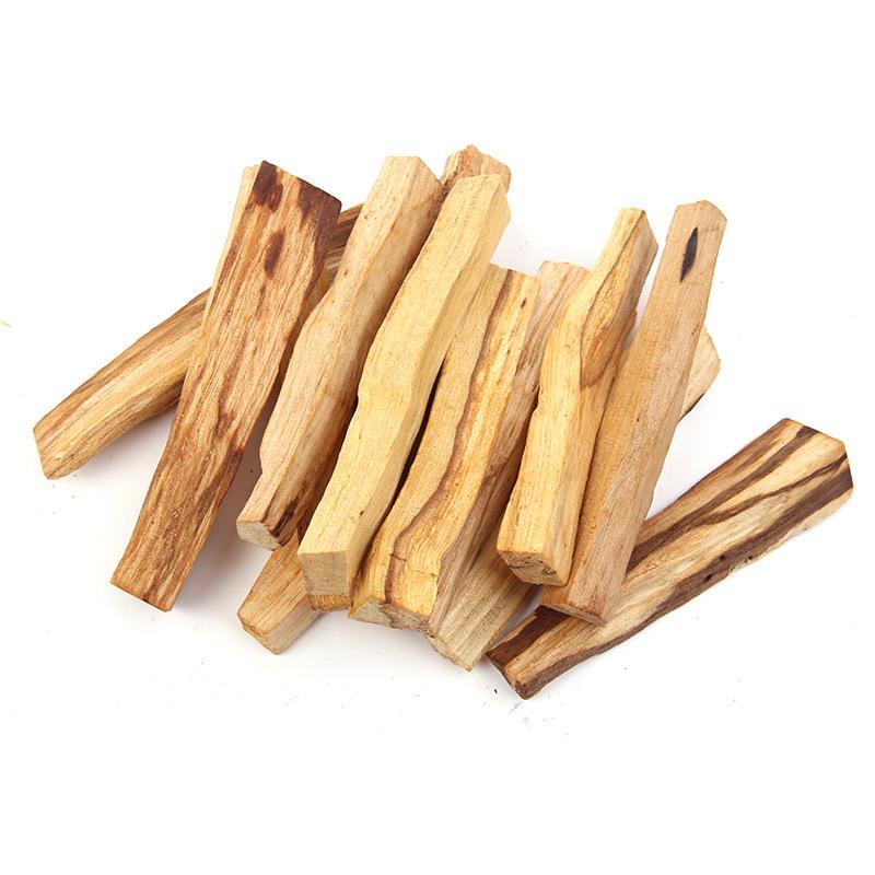 5 Stück Palo Santo Holzstäbchen Drachenblut Natürliches Räucherwerk Heiliges Holz Streifen Aromatherapie-Stäbchen Reinigung für Zuhause Luftreinigung
