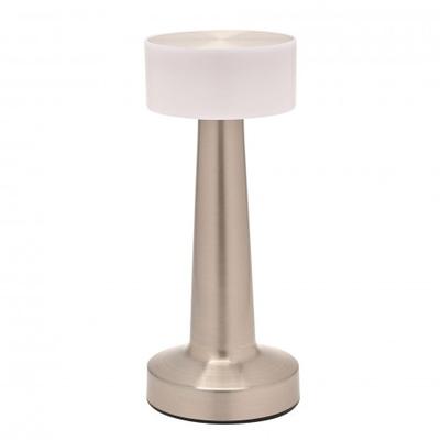 Hestia Silver USB LED Touch Table Lamp