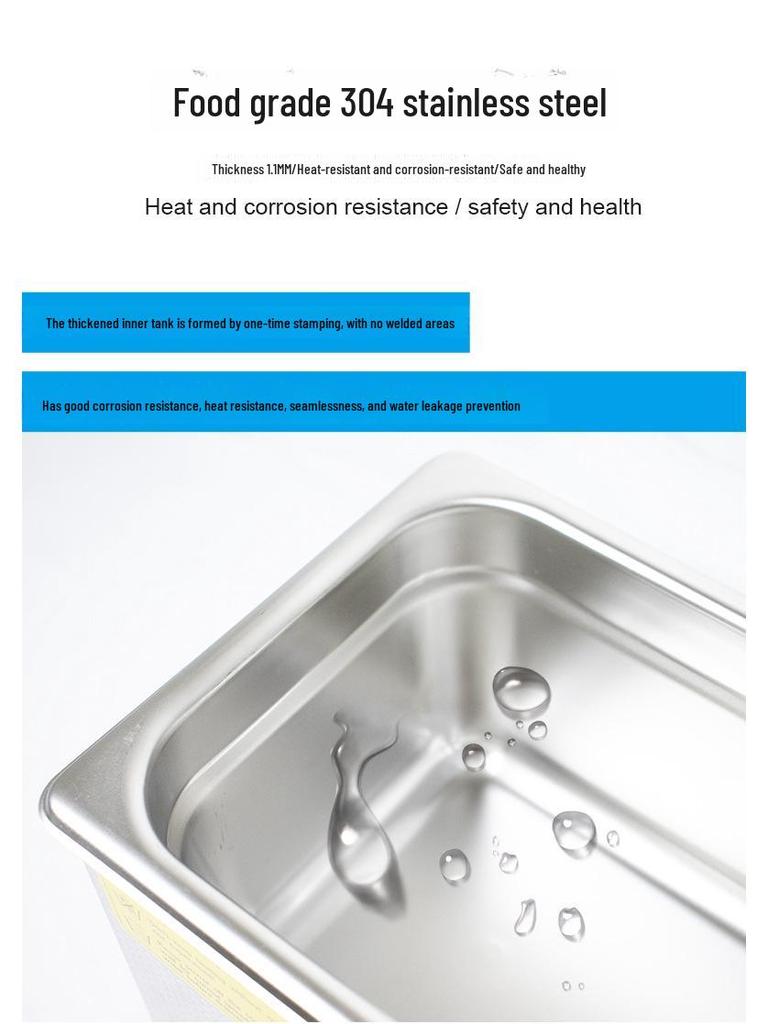 Acme High-Power Ultrasonic Parts Cleaner for Laboratory and Auto Hardware