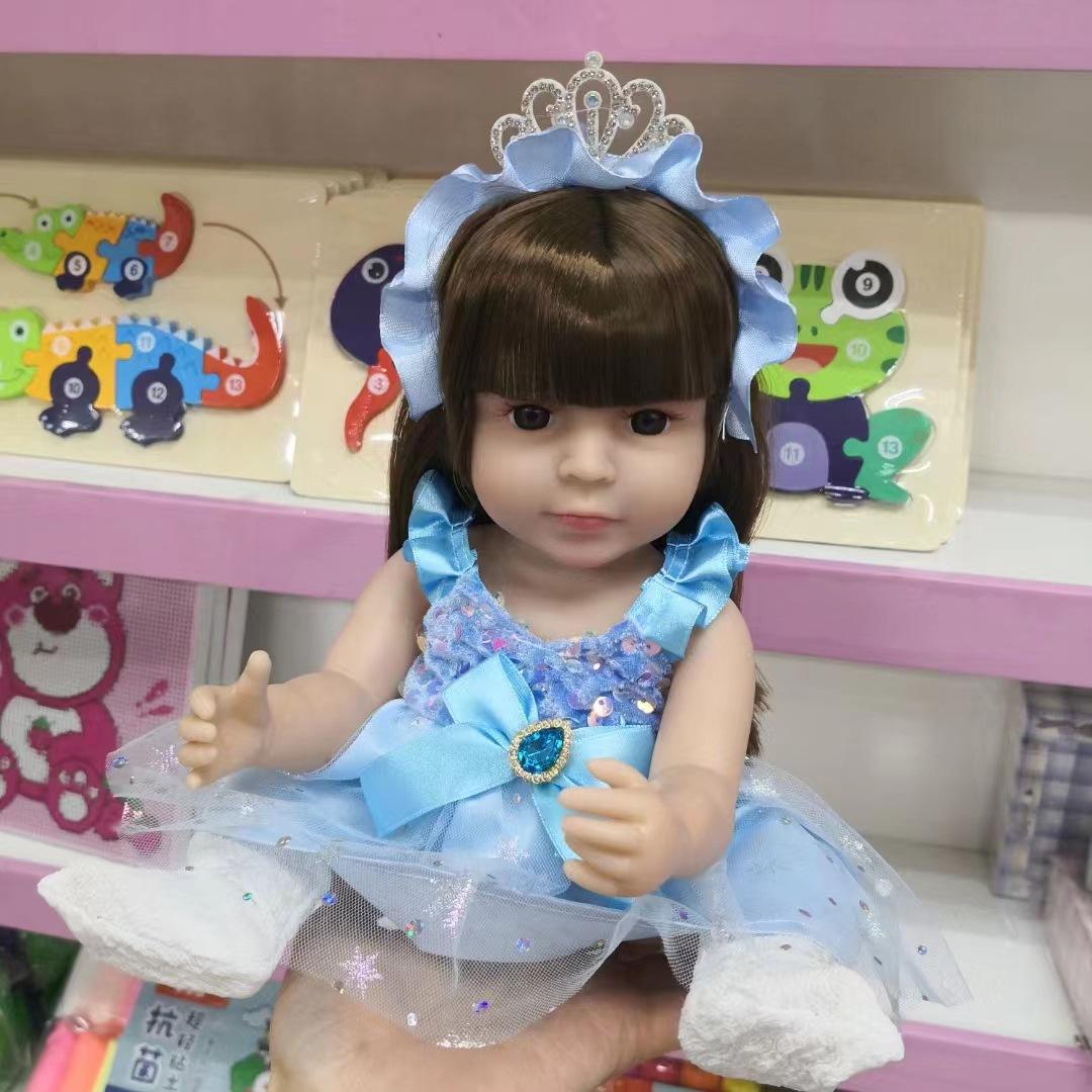 

30 см моющаяся, реалистичная, мягкая, ручная роспись, имитация куклы реборн, детская сопровождающая игровая кукла, подарок Girl