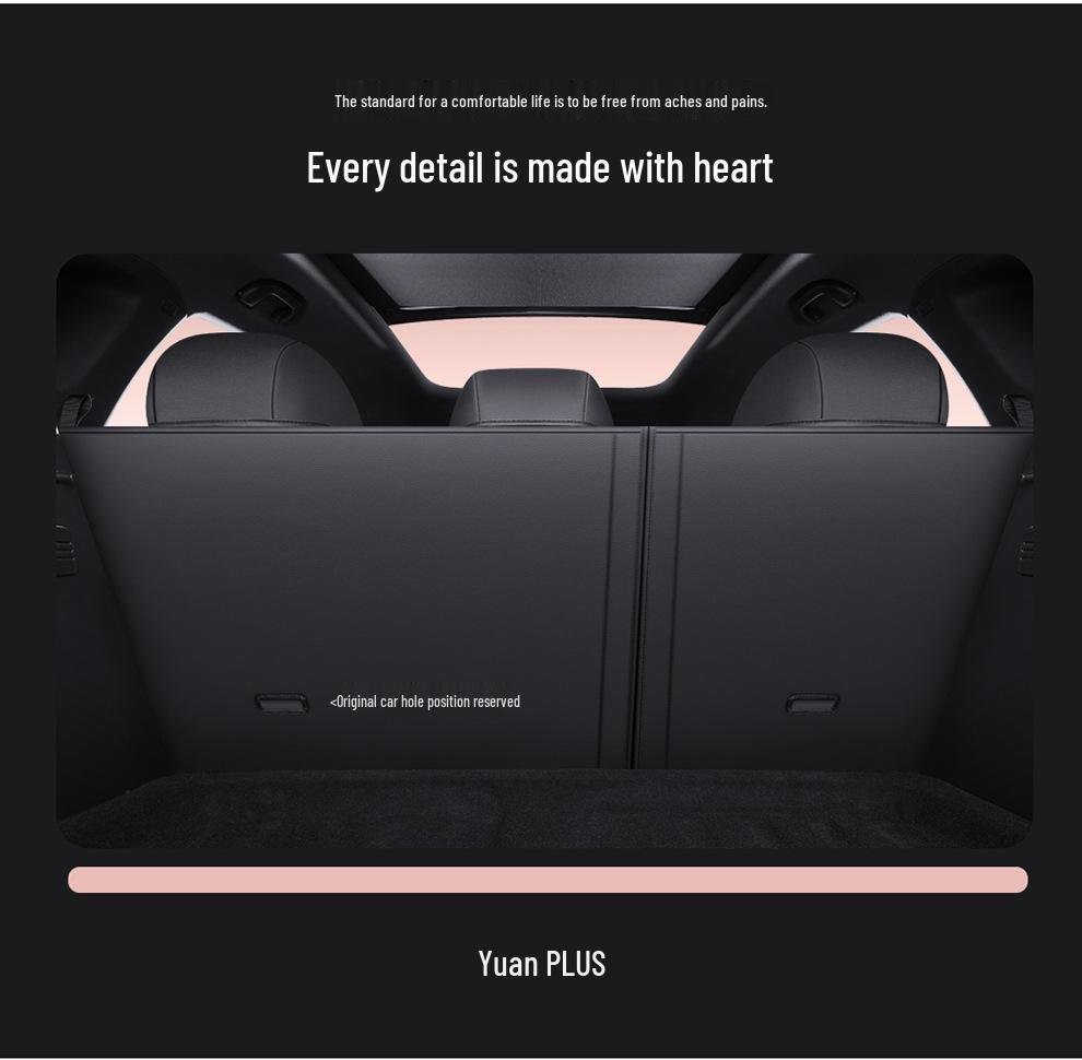 BYD Yuan Plus Universal Cartoon Car Seat Cushion - Full Coverage, All-Season Technology Cloth