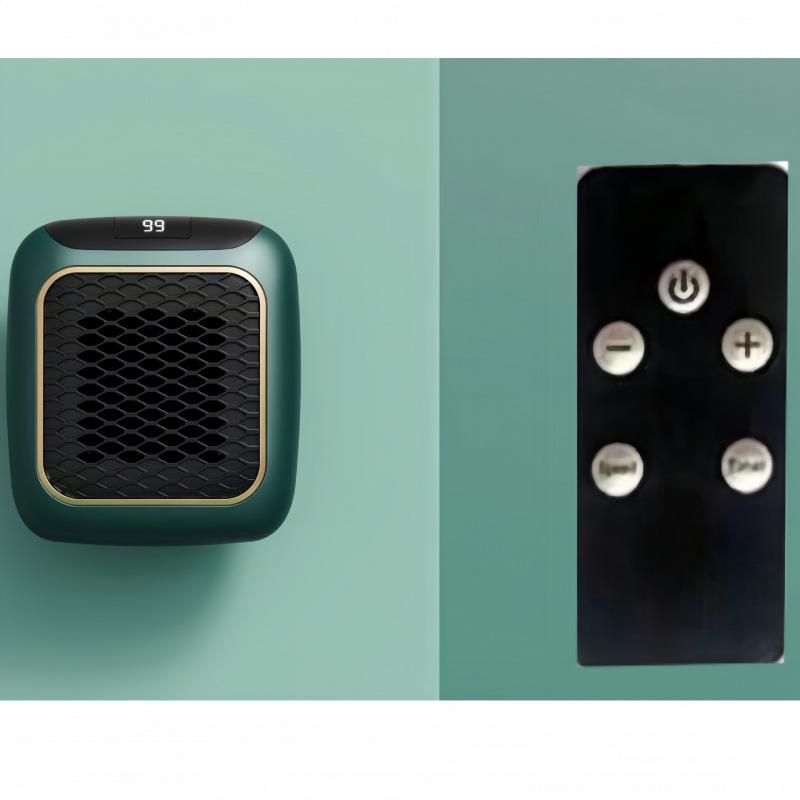 Energy-Saving Mini Heater Fan with Temperature Control for Office Desks