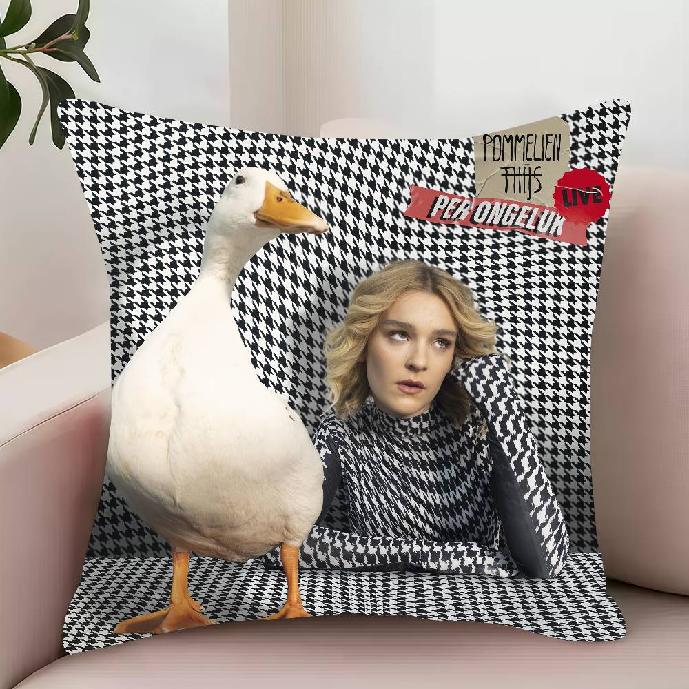 

P-Pommelien Thijs Gedoe Pillow Case Decor Protective Covers Comfortable soft for Sofa Living Room Home office 20x20Inch
